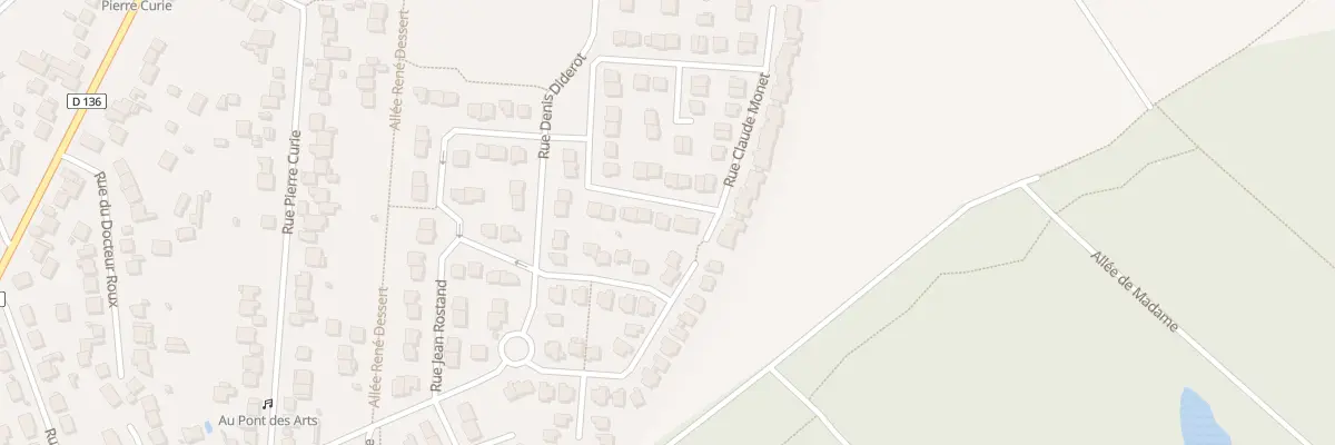 Plan du 14 Rue Claude Monet à Noiseau