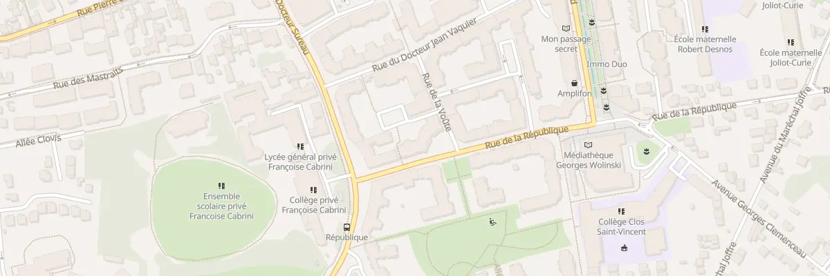 Plan du 5 Rue de la République à Noisy-le-Grand
