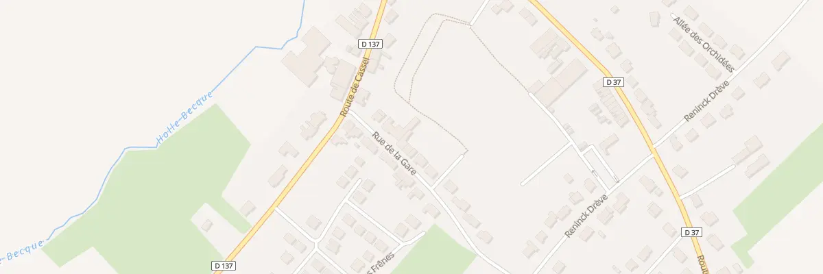 Plan du 63 Rue de la Gare à Winnezeele