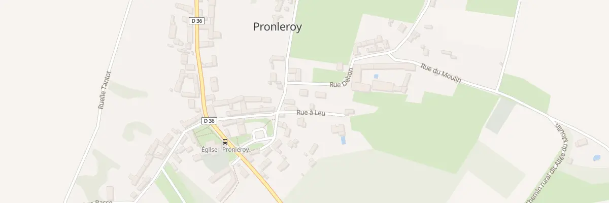 Plan du 2 Rue Dehon à Pronleroy