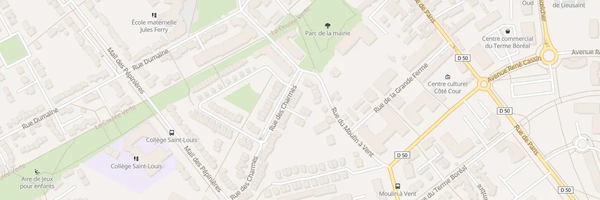 Plan du 7 Rue des Charmes à Lieusaint