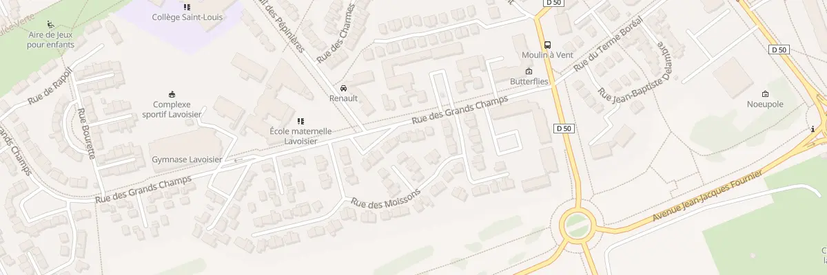 Plan du 158 Rue des Grands Champs à Lieusaint
