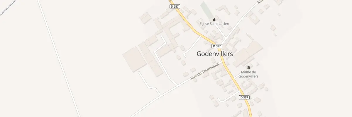 Plan du 46B Rue du Moulin à Godenvillers