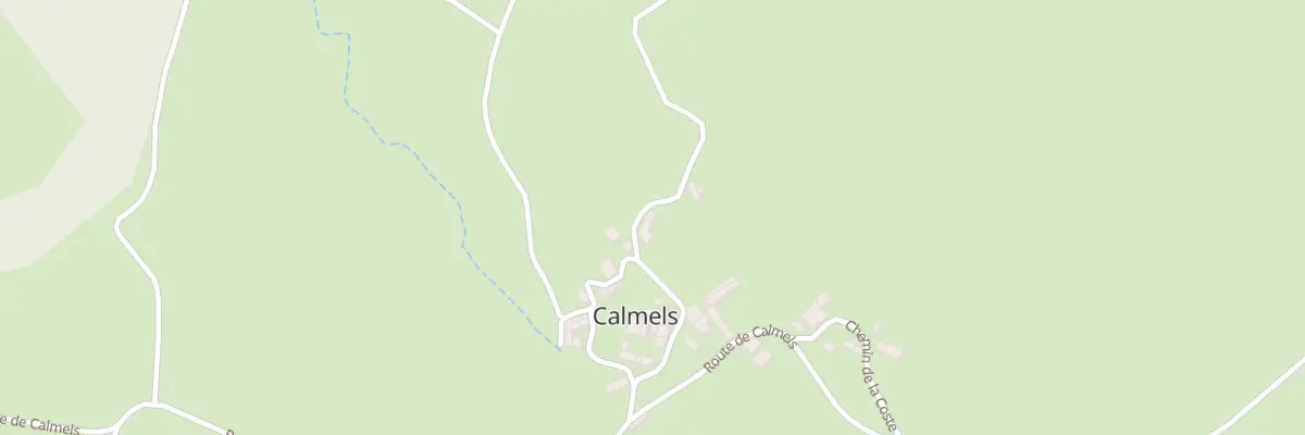 Plan du 162 Che de Las Camps à Berlats