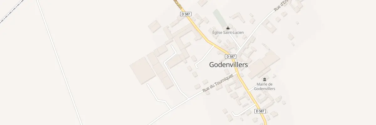 Plan du 48 Rue du Moulin à Godenvillers