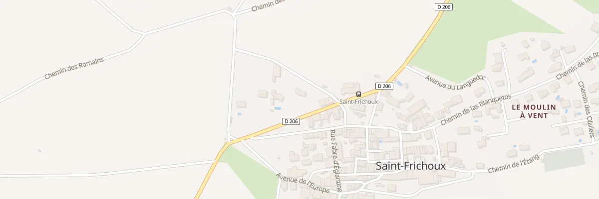 Plan du 5123 Le Village à Saint-Frichoux