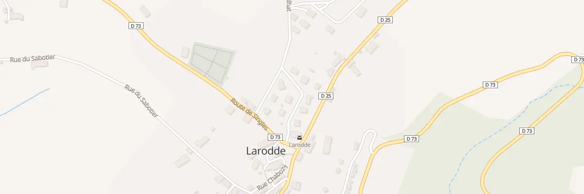 Plan du 5318 Le Bourg à Larodde