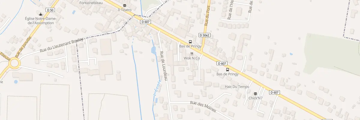 Plan du 23 Av de Fontainebleau à Pringy