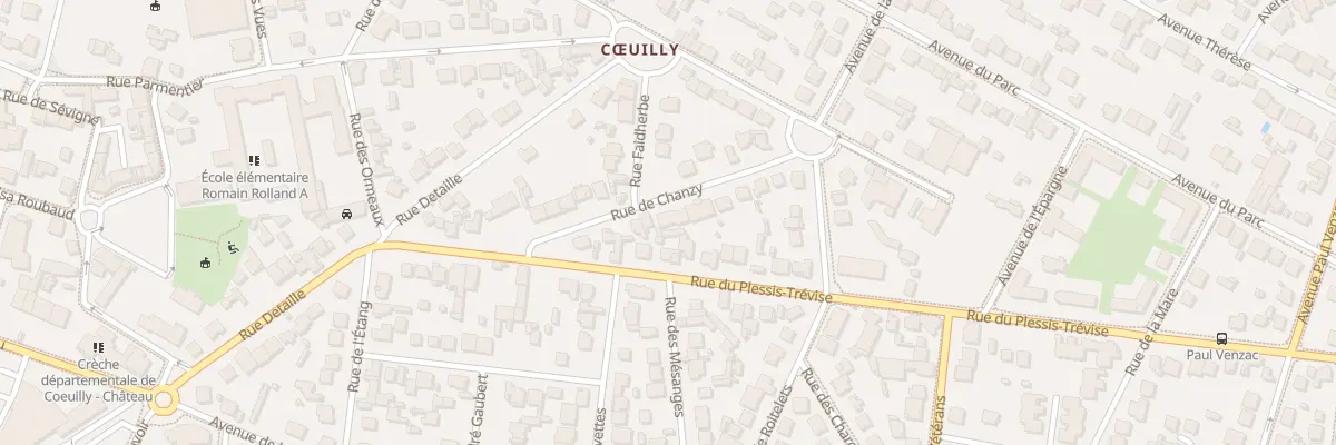 Plan du 13 Rue de Chanzy à Champigny-sur-Marne