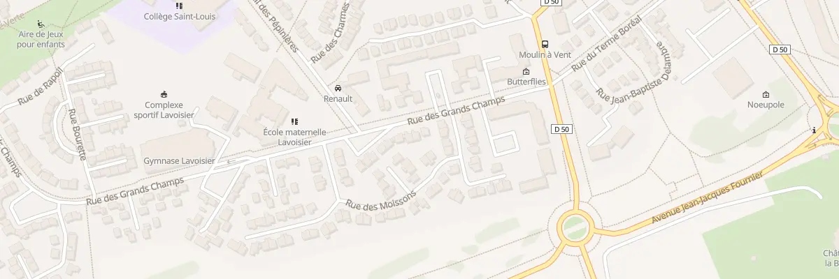Plan du 160 Rue des Grands Champs à Lieusaint