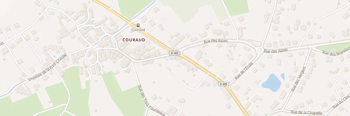 Plan du 42 Rue du Doc Chalais à Domérat