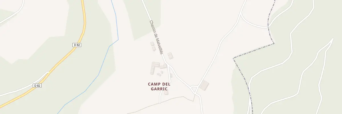 Plan du 753 Che de Malveillés à Lacaze