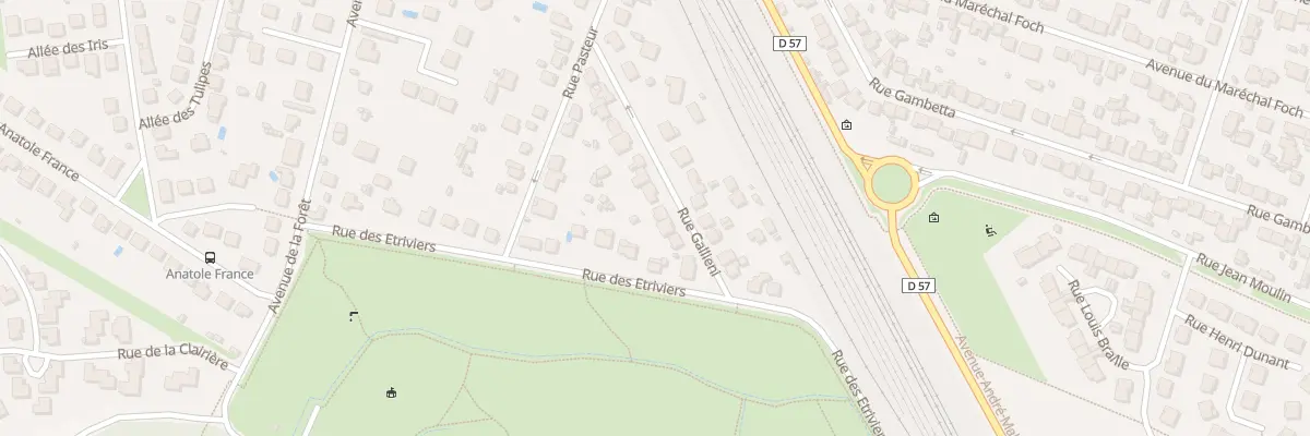 Plan du 14 Rue Gallieni à Combs-la-Ville