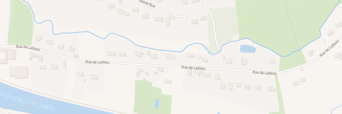 Plan du 746 Rue de Lalleau à Robecq