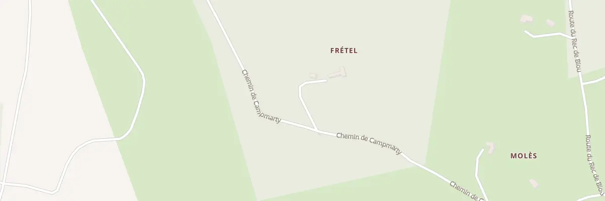 Plan du 434 Che de Campmarty à Anglès