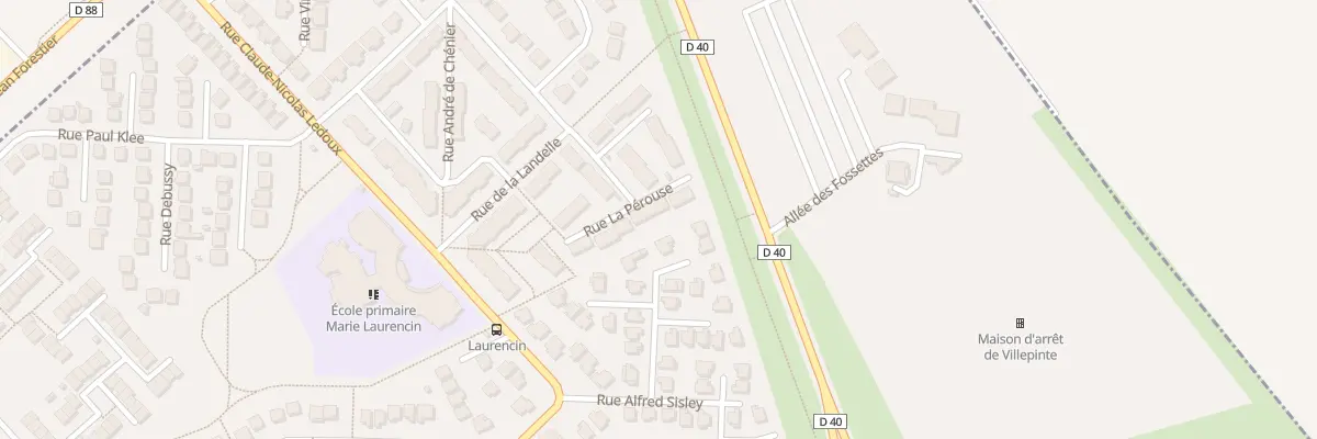 Plan du 27 Rue la Pérouse à Villepinte