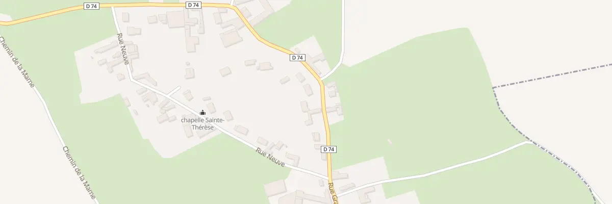 Plan du 16A Rue Grande à Béthonsart