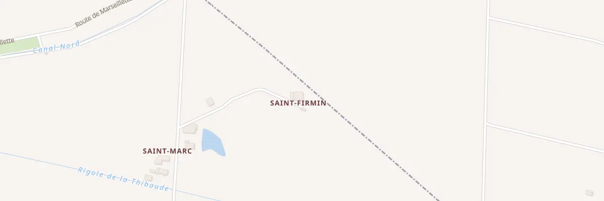 Plan du 157 À la Thibaude à Aigues-Vives
