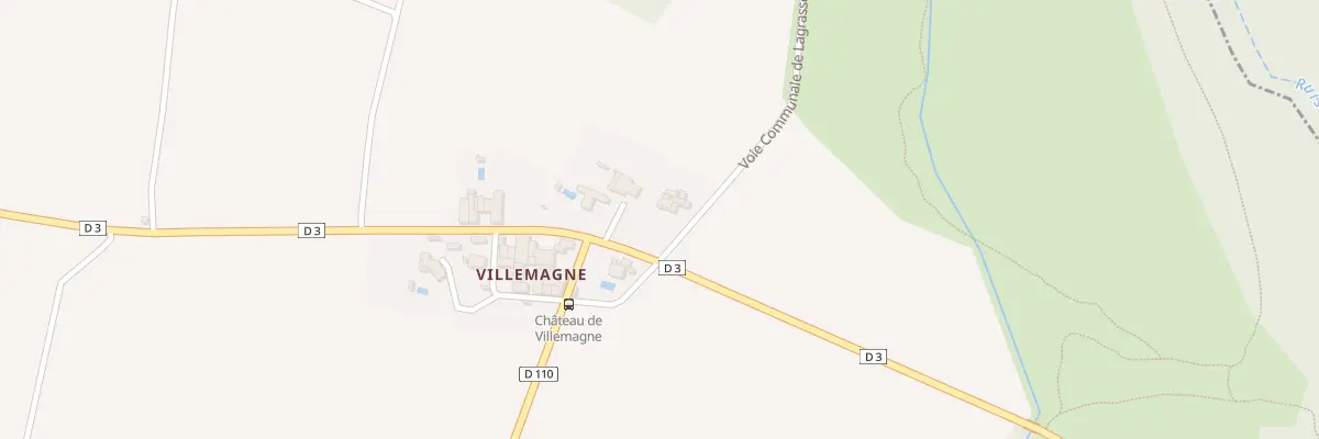 Plan du 5001F Villemagne à Lagrasse