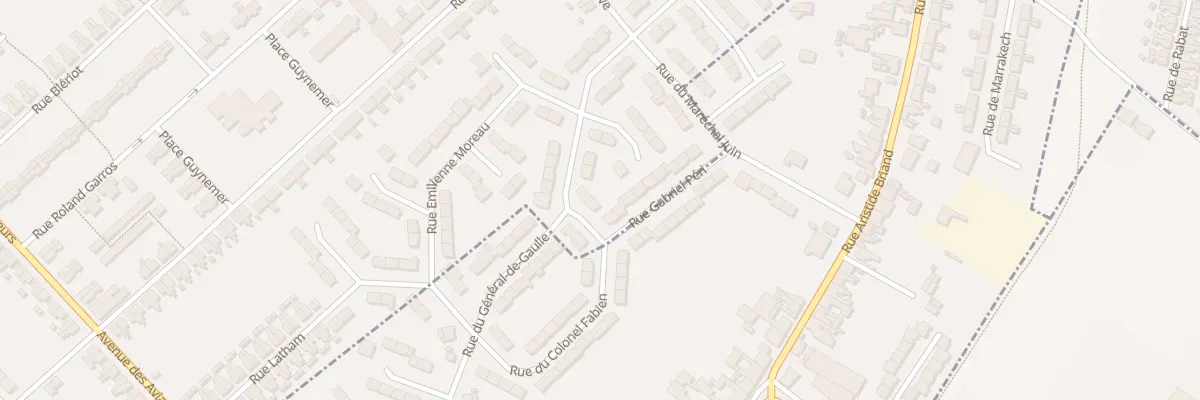 Plan du 13 Rue Gabriel Peri à Bruay-la-Buissière