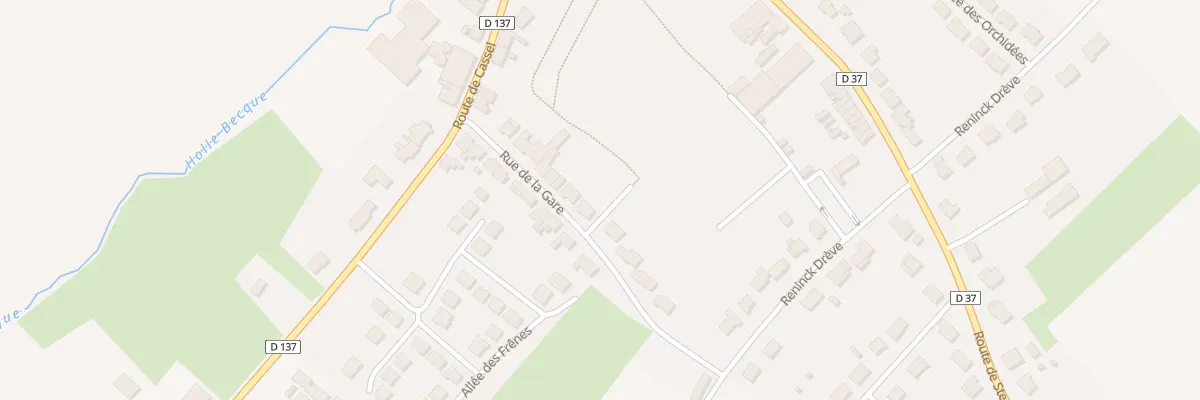Plan du 105 Rue de la Gare à Winnezeele