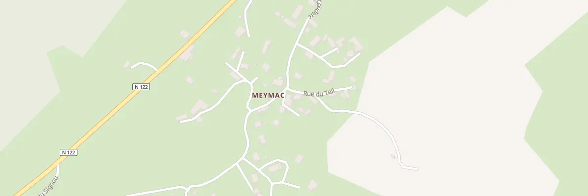 Plan du 2 Imp du Teil à Polminhac