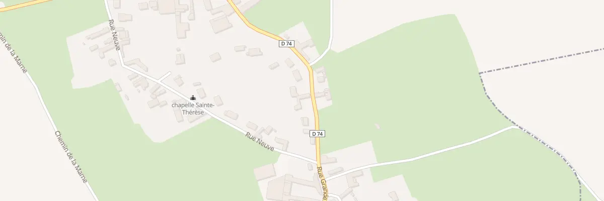 Plan du 16 Rue Grande à Béthonsart