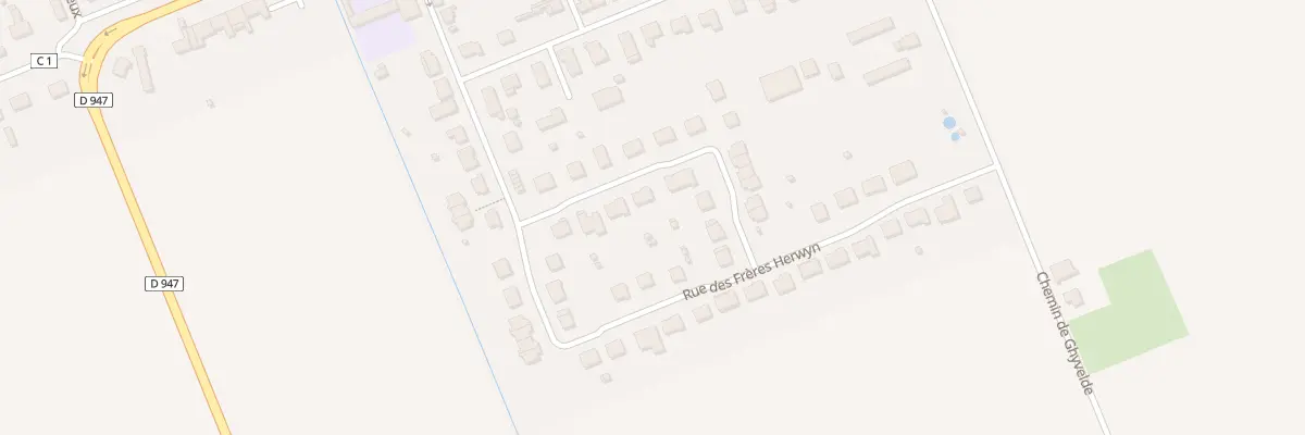 Plan du 9 Rue des Frères Herwyn à Ghyvelde