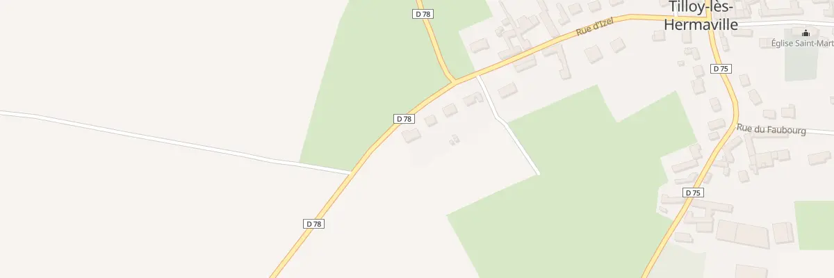 Plan du 28 Rue d’Izel à Tilloy-lès-Hermaville