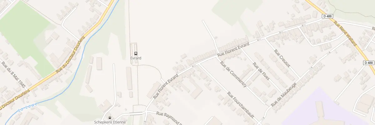 Plan du 491 Rue Florent Evrard à Bruay-la-Buissière