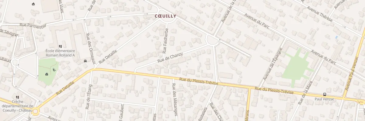 Plan du 11 Rue de Chanzy à Champigny-sur-Marne