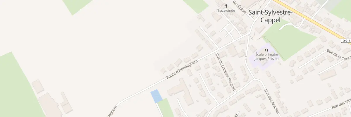 Plan du 8B Rte d’Hondeghem à Saint-Sylvestre-Cappel