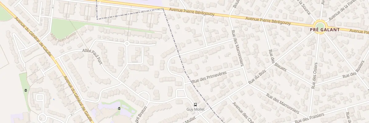 Plan du 23 Rue des Framboisiers à Villepinte
