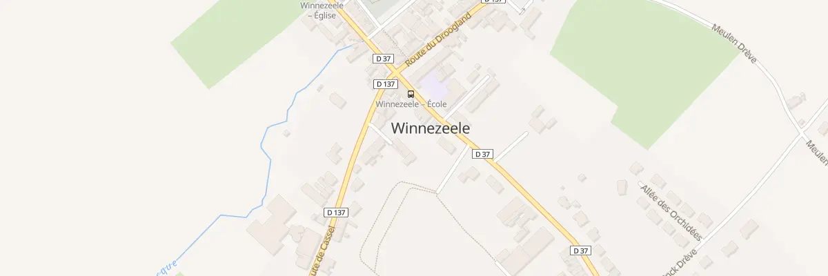 Plan du 60 Rte de Steenvoorde à Winnezeele