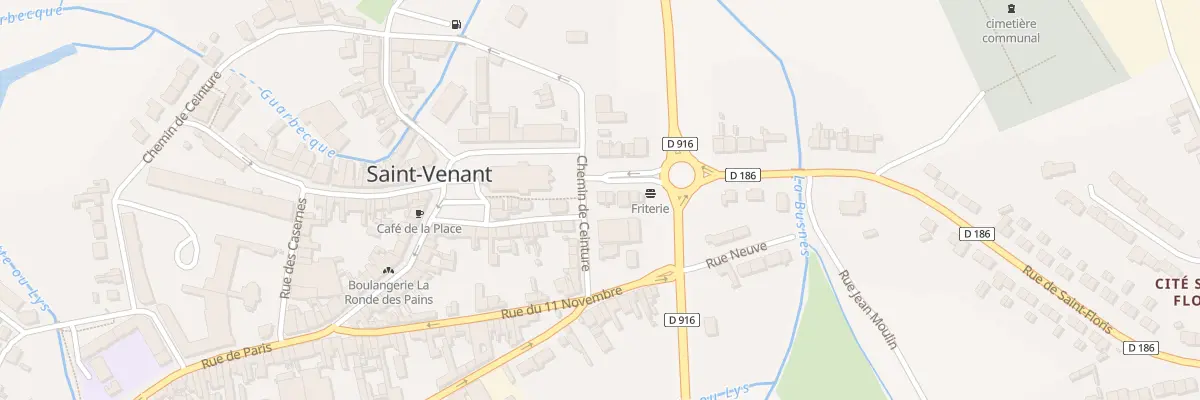 Plan du 2 Rue de Saint-floris à Saint-Venant