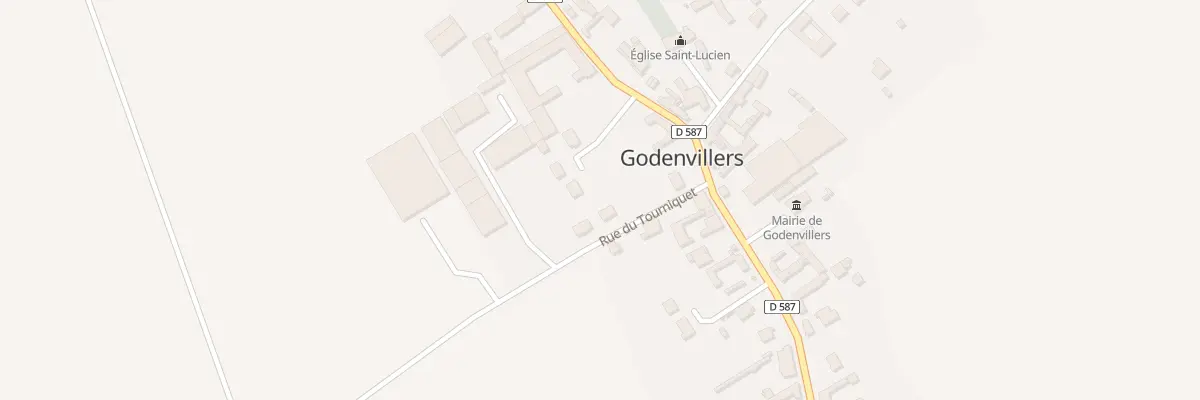 Plan du 6 Rue du Tourniquet à Godenvillers