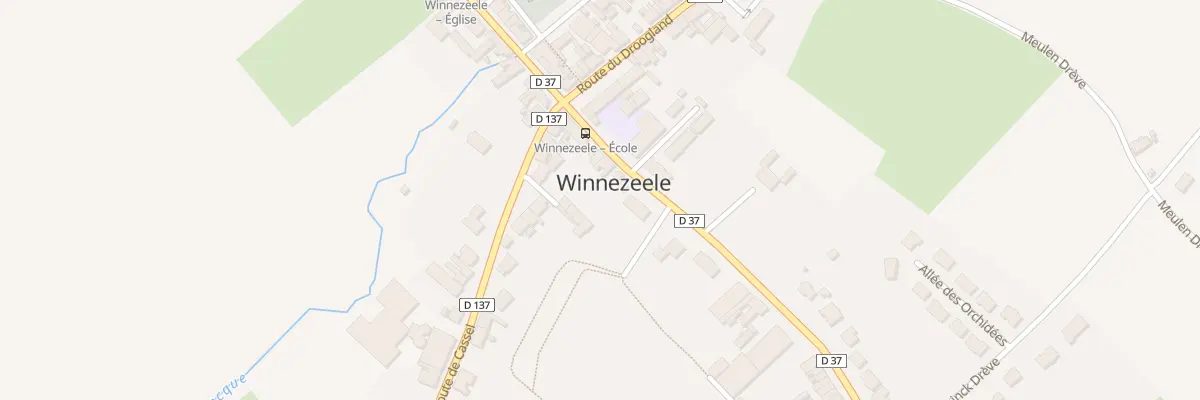 Plan du 72 Rte de Steenvoorde à Winnezeele