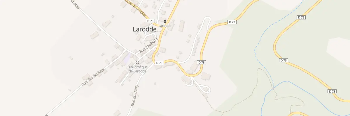 Plan du 5364 Le Bourg à Larodde