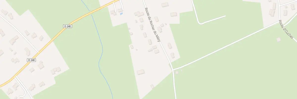 Plan du 15 Rte du Rocher du Méry à Prémilhat
