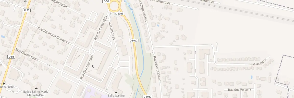 Plan du 30 Rue Albert Olivieri à Saint-Fargeau-Ponthierry