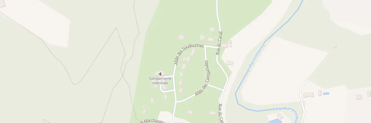 Plan du 6163 Soudounne à Champs-sur-Tarentaine-Marchal