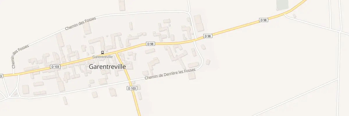 Plan du 3 Che de Derriére les Fossés à Garentreville