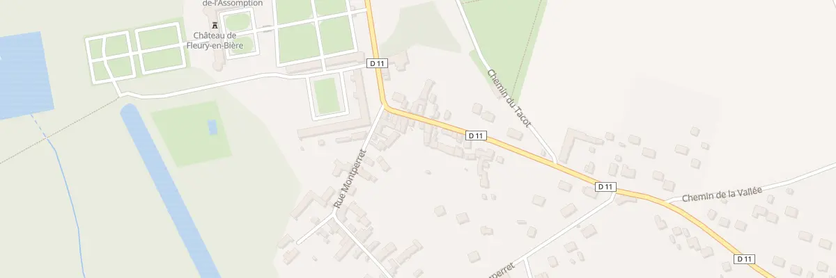 Plan du 4 Rue des Tisserands à Fleury-en-Bière