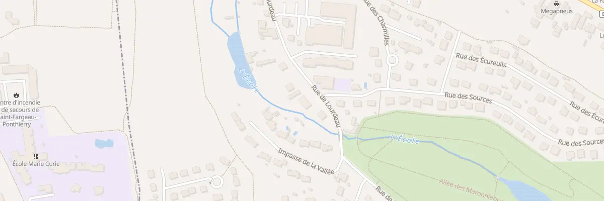 Plan du 27 Rue de Lourdeau à Pringy