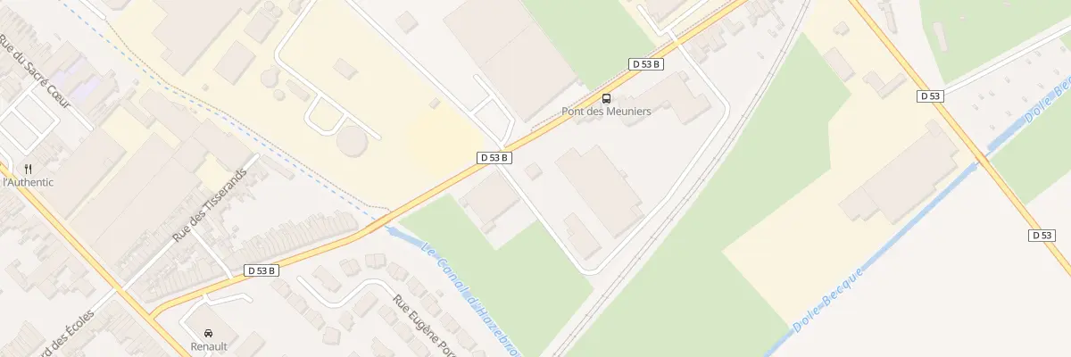 Plan du 98 Rue du Pont des Meuniers à Hazebrouck