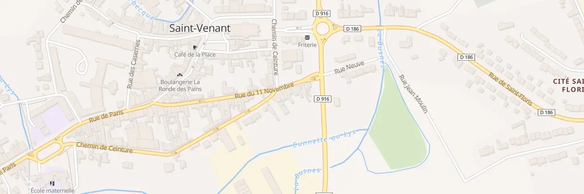 Plan du 34 Rue du 11 Novembre à Saint-Venant