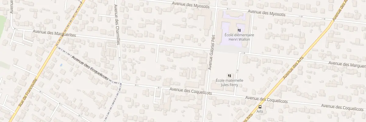 Plan du 109 Av des Marguerites à Montfermeil