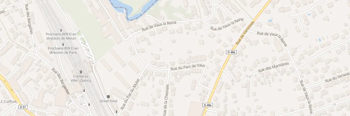 Plan du 11 Rue du Parc de Vaux à Combs-la-Ville