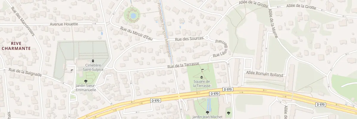 Plan du 21 Rue de la Terrasse à Noisy-le-Grand
