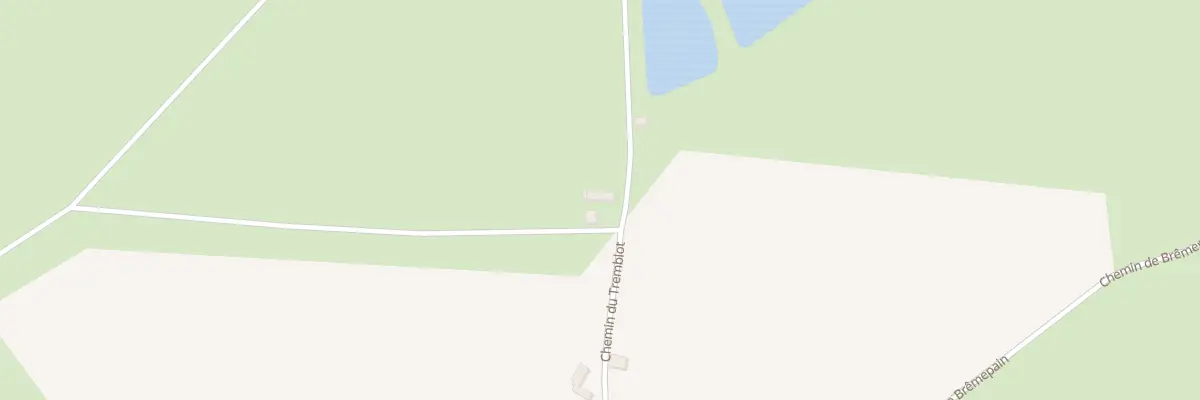 Plan du 309 Che du Tremblot à Coullons
